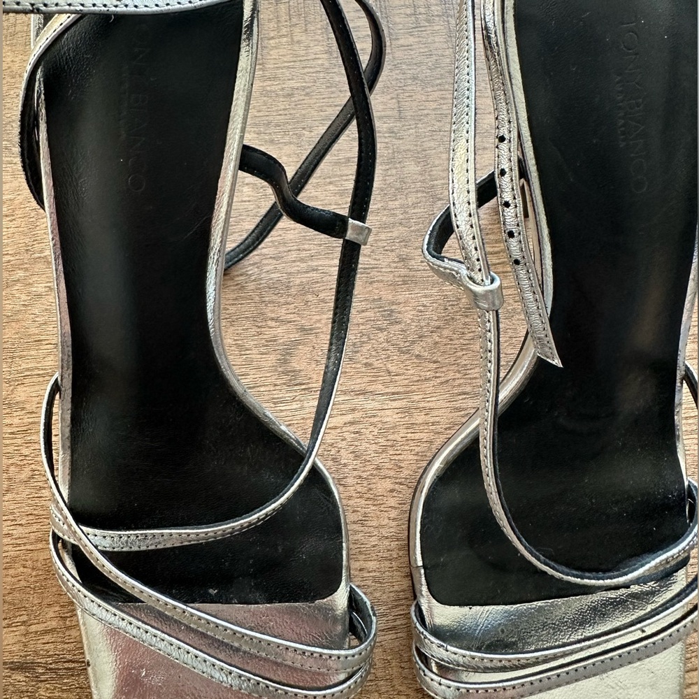 Tony Bianco silver heels - Picture 5 of 10